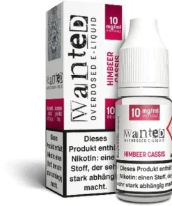 Wanted Overdosed Himbeer Cassis 10mg Nikotinsalzliquid