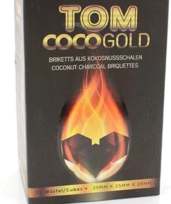 Wasserpfeifenkohle Kokosnuss TOM Cococha Gold 1 kg