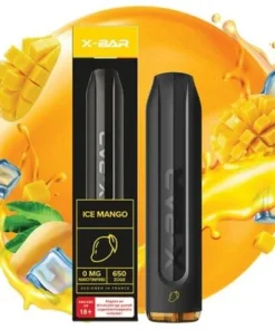 X-Bar Einweg E-Shisha Mango Ice 0mg ca. 650 Züge