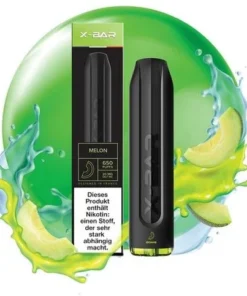 X-Bar Einweg E-Shisha Melon 10mg ca. 650 Züge