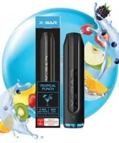 X-Bar Einweg E-Shisha Tropical Punch 0mg ca. 650 Züge