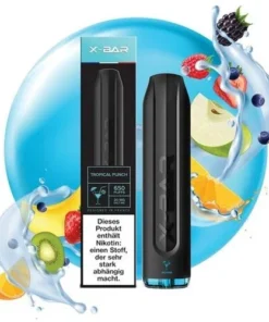 X-Bar Einweg E-Shisha Tropical Punch 20mg ca. 650 Züge