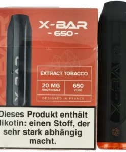 X-Bar Mini Einweg E-Zigarette Extract Tobacco 20mg