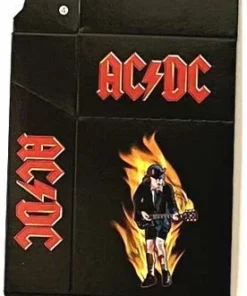 Zigaretten-Faltschachtel AC/DC Gitarrist Motiv 25er