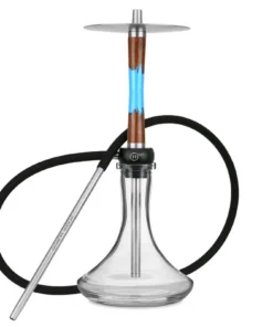 Geometry Hookah Little Bro Woody Epox Brown Light Blue