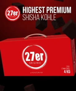 27er Original Shisha Kohle – 4KG (Consumer)