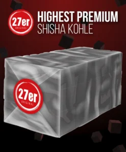 27er Original Shisha Kohle – 1KG (Gastro)