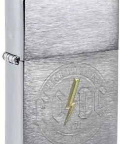 Zippo Feuerzeug chrom gebürstet TT AC/DC