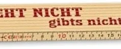 Zollstock Meterstab – Geht nicht gibts nicht
