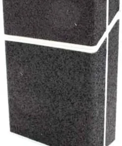 Zorr Zigarettenbox Kunststoff Glitter Schwarz