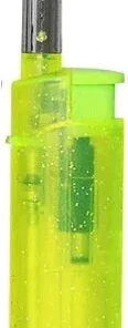 Zorro Mini Feuerzeug BBQ transparent Grün