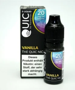 eLiquid Quic Nic Salt Vanilla 20mg Nikotin