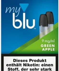 myblu Pods Green Apple 9 mg 2er Pack