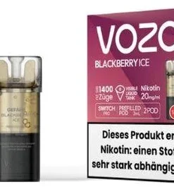 Vozol Switch Pro Prefilled Pod 2 x 2ml Blackberry Ice 20mg