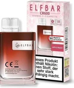 Elfbar CR600 Apple Peach Einweg E-Zigarette 20mg