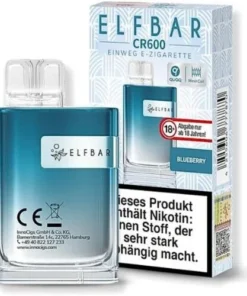 Elfbar CR600 Blueberry Einweg E-Zigarette 20mg