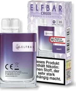 Elfbar CR600 Grape Einweg E-Zigarette 20mg