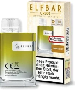 Elfbar CR600 Pineapple Ice Einweg E-Zigarette 20mg