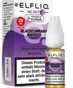 Elfliq by Elf Bar Nikotinsalz Liquid Blackcurrant Aniseed 20mg