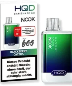 HQD NOOK Blackberry Cactus Einweg E-Zigarette 18mg/ml