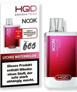 HQD NOOK Lychee Watermelon Einweg E-Zigarette 18mg/ml