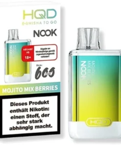HQD Nook Mojito Mix Beeries Einweg E-Zigarette 18mg/ml