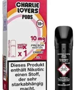 Charlie Lovers Prefilled Pod Cherry 10mg