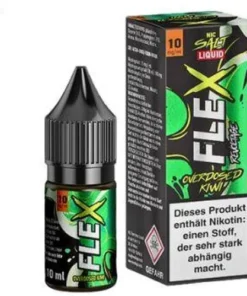 Revoltage Flex Nic Salt Liquid Overdosed Kiwi 10mg