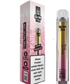 Aroma King Gem 700 Peach Ice Einweg E-Zigarette 20mg