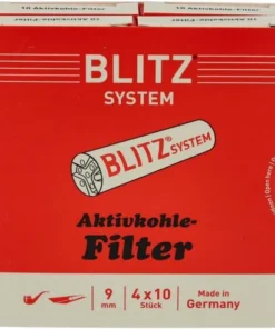 Blitz System Aktivkohlefilter 9mm 40 Stück