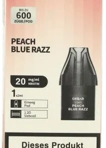 Oxbar Voxin Einweg Pod Peach Blue Razz 1x2ml 20mg