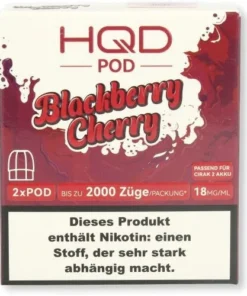 HQD CIRAK 2 Pod Blackberry Cherry 2x2ml 18mg/ml