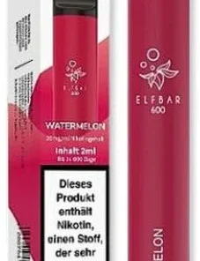 Elf Bar 600 Watermelon Aroma Einweg E-Zigarette 20mg Nikotin