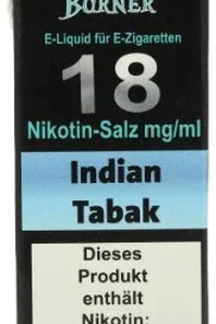 Shadow Burner Nikotinsalz Liquid Indian Tabak 18mg