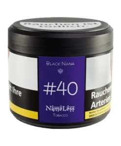 NameLess Shisha Tabak 200g – #40 Black Nana