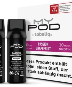 TobaliQ MyPOD Passion Grapefruit 2x2ml Pods 10mg/ml