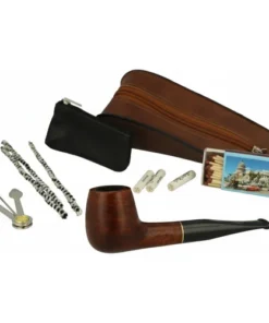 Jean Claude Pfeifen-Einsteigerset Lederoptik Braun Nr. 7 – B-Ware