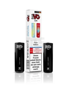 IVG – AIR – Prefilled Pod – Multi Flavour Edition – 2ml – Pineapple Edition (Pineapple Ice & Pineapple Passionfruit) | Nikotinsalz-Stärke : 20mg | Paketgröße : 1er Packung