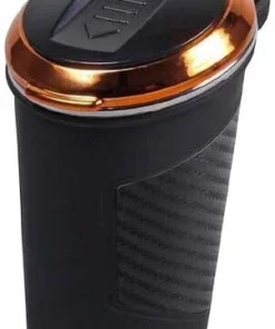 Aschenbecher fürs Auto mit USB und Anzünder Kupfer