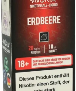Avoria Nikotinsalz Liquid Erdbeere 20mg