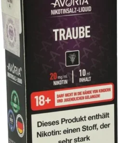 Avoria Nikotinsalz Liquid Traube 20mg