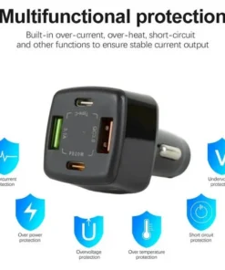 KFZ QC 3.0 PD 20W Fast Charging Ladegerät