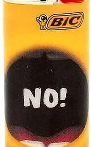 BIC Feuerzeug Mini Yellow Mouth NO!