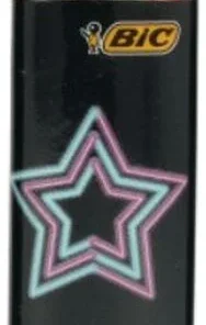 BIC Mini Feuerzeug Neon Sings 7v8