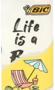BIC Mini Feuerzeug What The… Life is a B