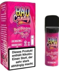 Bad Candy Pod2Go Raspberry Rage 2x2ml 20mg