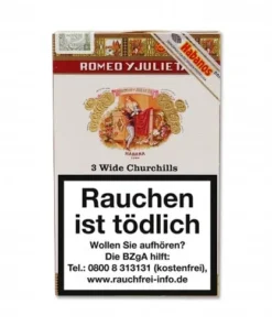 Romeo y Julieta Wide Churchills Tubos 3 Zigarren