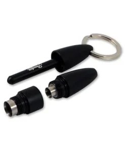 Zigarrenrundschneider Passatore Duo aus Aluminium beschichtet in schwarz 7/10 mm Durchmesser