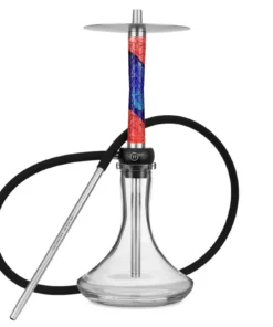 Geometry Hookah Little Bro Stone Epox Rose Blue