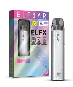 Elf Bar ELFX Pod Kit Akku 1000mAh – Silber